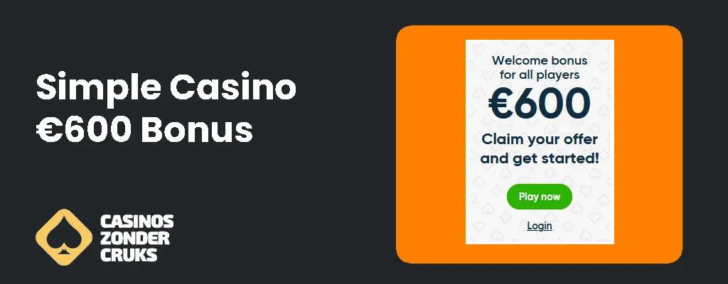 simple casino bonus